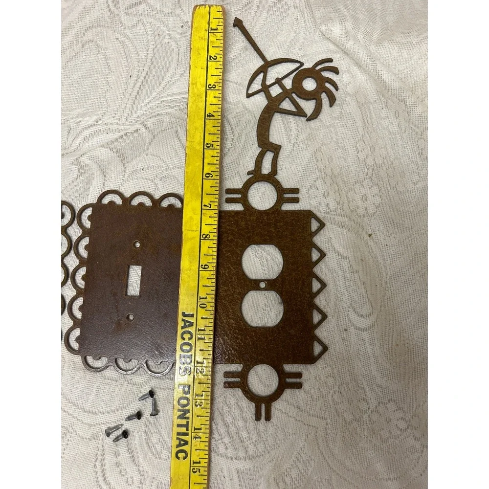 KOKOPELLI UNIQUE Light Switch Plates‎ and Outlet Covers Custom Handmade  Brass